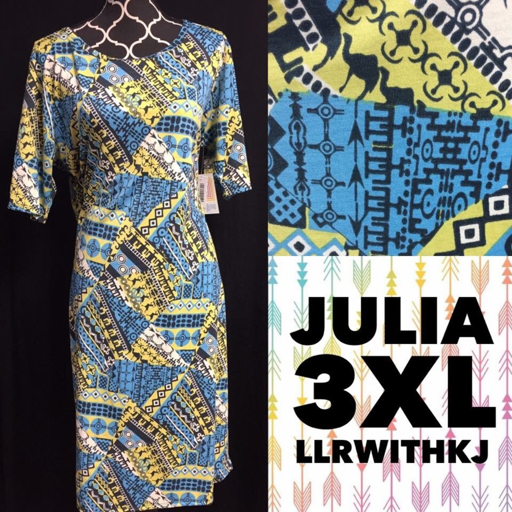 Lularoe Julia Dress 3XL
